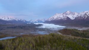 Aerial of Mat-Su Valley