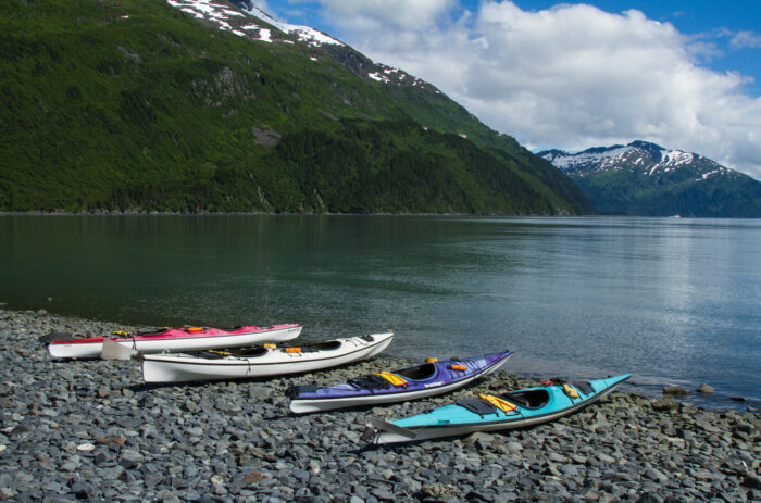 sea kayaking in Alaska in small groups