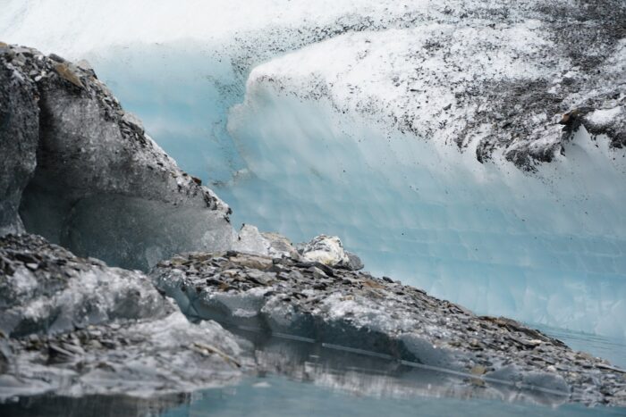 glacier ice features