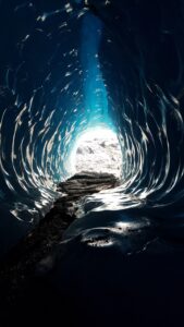 Alaskan ice cave