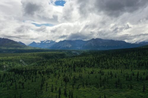 Matanuska Valley on an overcast day