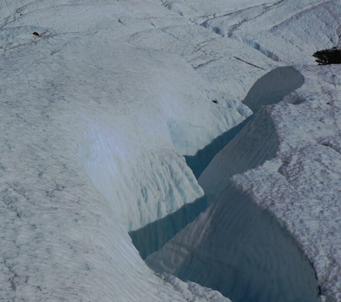 ice features on the Matanuska Glacier